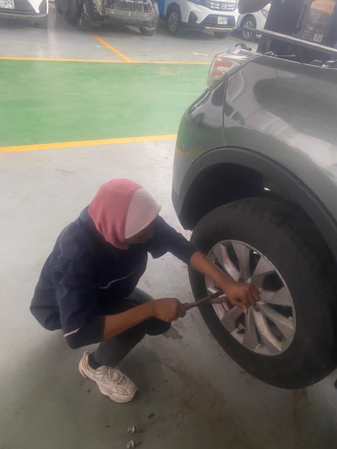 A picture of me at the suspension department